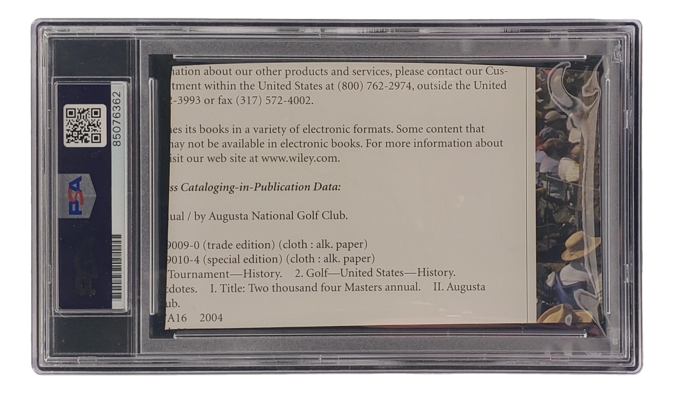 Phil Mickelson Signed Cut (PSA) at PristineAuction.com Phil Mickelson Signed Cut (PSA) at PristineAuction.com