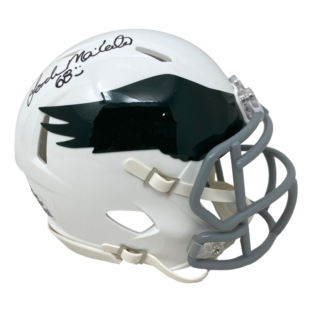 Jordan Mailata Signed Eagles Throwback Speed Mini Helmet (Beckett