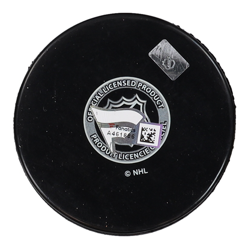 Auston Matthews Signed Maple Leafs Logo Hockey Puck Inscribed "4g NHL Debut 10/12/16" (Fanatics) at PristineAuction.com Auston Matthews Signed Maple Leafs Logo Hockey Puck Inscribed "4g NHL Debut 10/12/16" (Fanatics) at PristineAuction.com