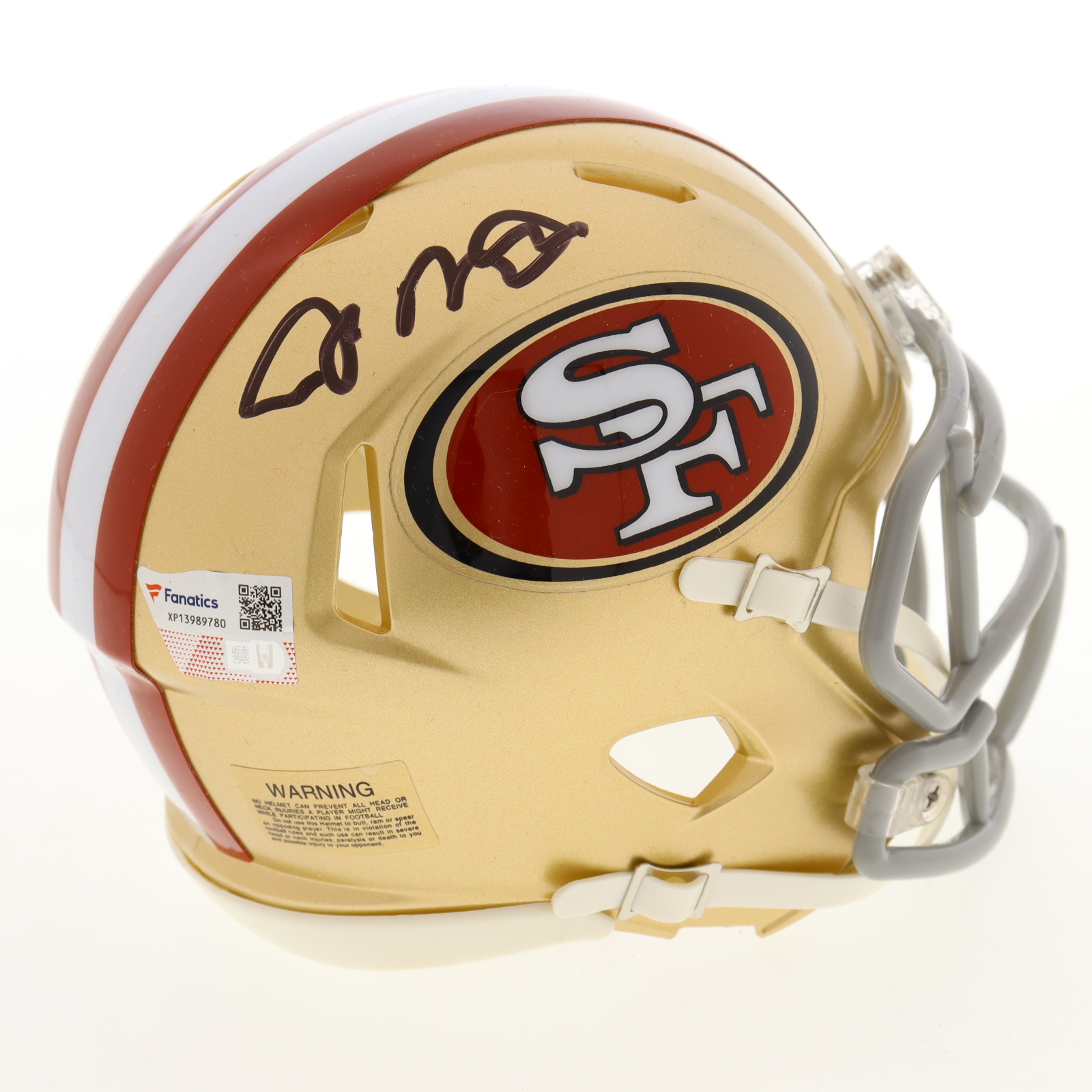 Joe Montana Signed 49ers Speed Mini Helmet (Fanatics) at PristineAuction.com Joe Montana Signed 49ers Speed Mini Helmet (Fanatics) at PristineAuction.com