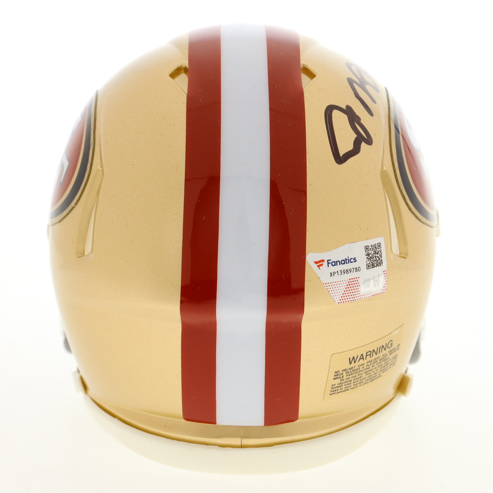 Joe Montana Signed 49ers Speed Mini Helmet (Fanatics) at PristineAuction.com Joe Montana Signed 49ers Speed Mini Helmet (Fanatics) at PristineAuction.com