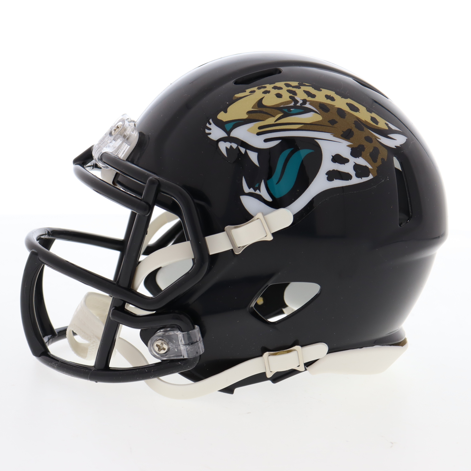 Travis Etienne Signed Jaguars Speed Mini Helmet (Beckett) at PristineAuction.com Travis Etienne Signed Jaguars Speed Mini Helmet (Beckett) at PristineAuction.com