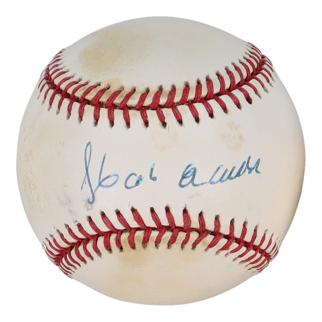 Hank Aaron Signed ONL Baseball (Beckett) at PristineAuction.com Hank Aaron Signed ONL Baseball (Beckett) at PristineAuction.com