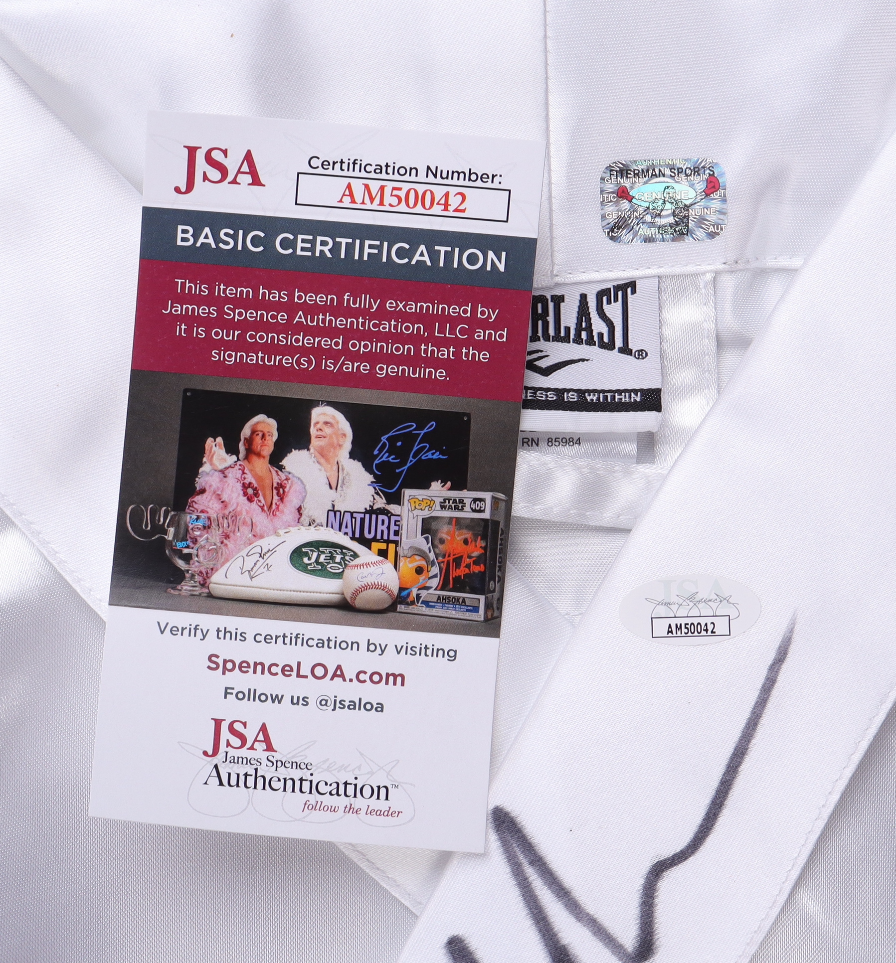 Mike Tyson Signed Everlast Boxing Robe (JSA & Tyson) at PristineAuction.com Mike Tyson Signed Everlast Boxing Robe (JSA & Tyson) at PristineAuction.com