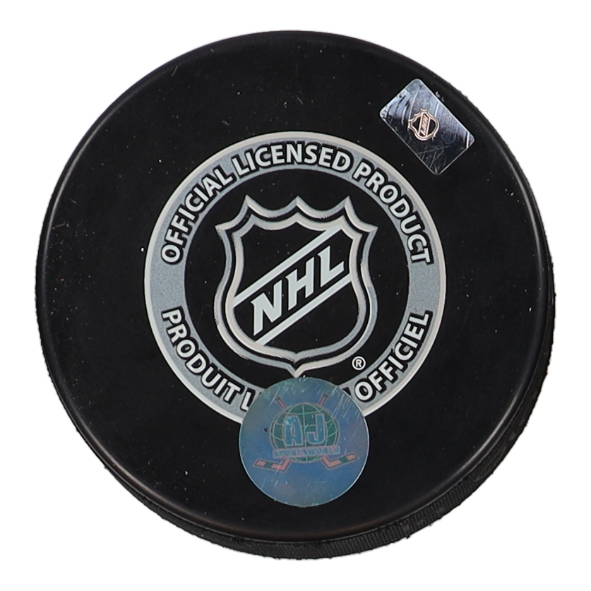 Jaromir Jagr Signed Penguins Logo Hockey Puck (AJs) at PristineAuction.com Jaromir Jagr Signed Penguins Logo Hockey Puck (AJs) at PristineAuction.com