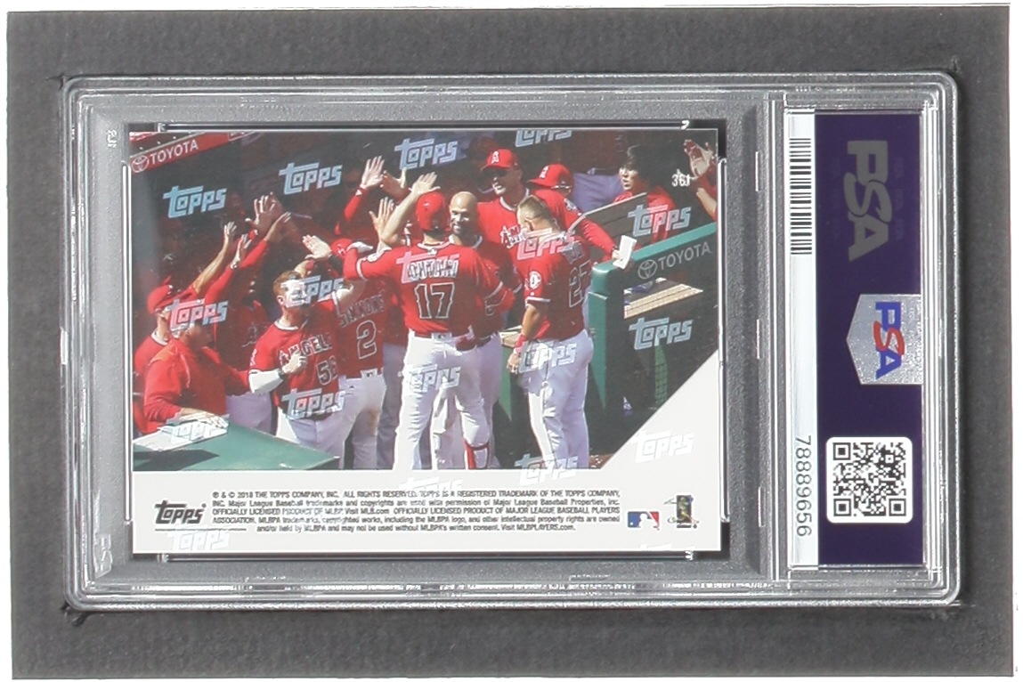 Shohei Ohtani 2018 Topps Now #36J RC / Japanese (PSA 9) at PristineAuction.com Shohei Ohtani 2018 Topps Now #36J RC / Japanese (PSA 9) at PristineAuction.com