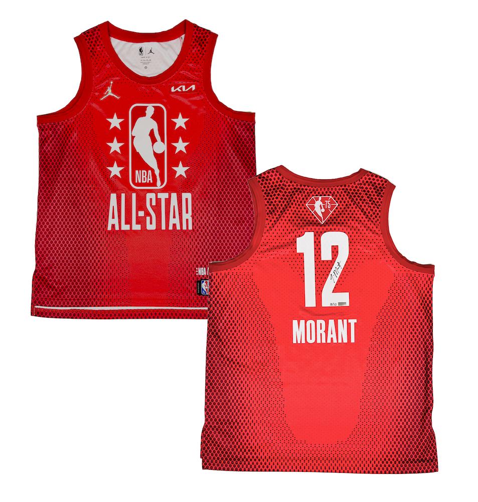 Ja Morant Signed 2022 All-Star Jersey (Panini) at PristineAuction.com Ja Morant Signed 2022 All-Star Jersey (Panini) at PristineAuction.com