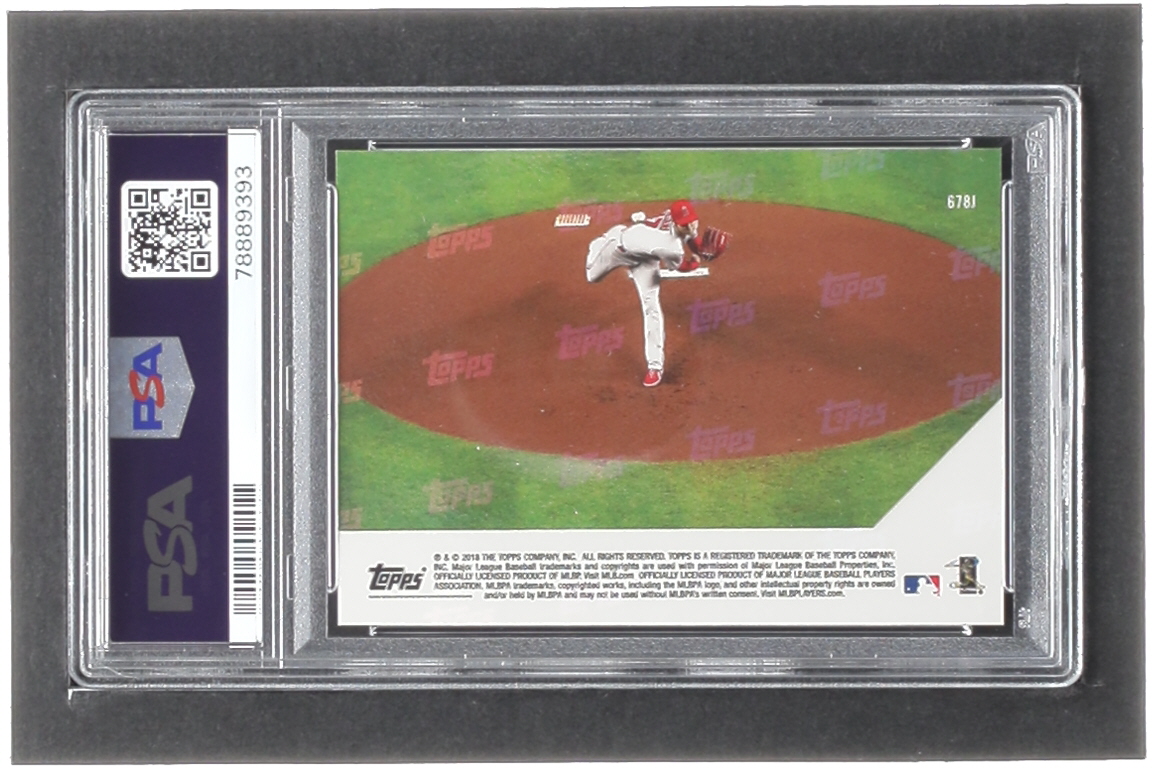 Shohei Ohtani 2018 Topps Now #678J RC / Japanese (PSA 10) at PristineAuction.com Shohei Ohtani 2018 Topps Now #678J RC / Japanese (PSA 10) at PristineAuction.com