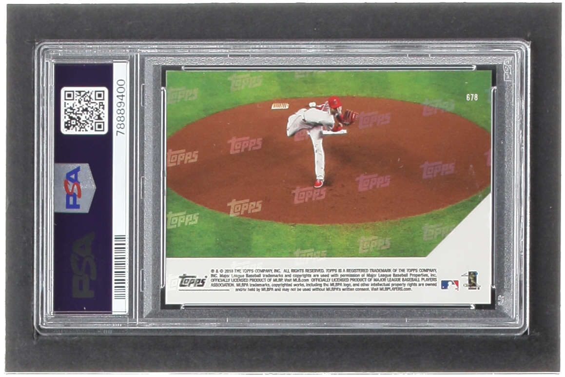 Shohei Ohtani 2018 Topps Now #678 RC (PSA 9) at PristineAuction.com Shohei Ohtani 2018 Topps Now #678 RC (PSA 9) at PristineAuction.com