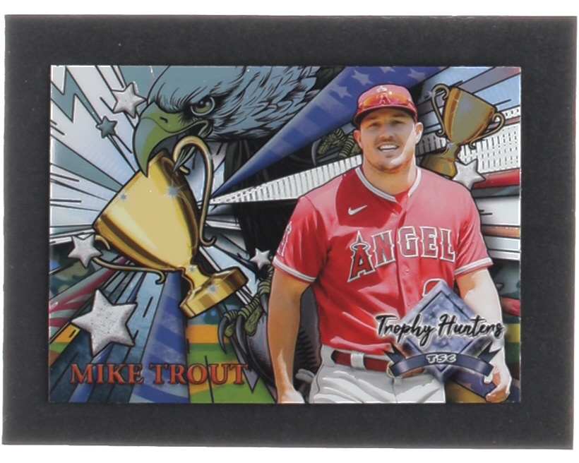 Mike Trout 2022 Stadium Club Chrome Trophy Hunters #RL3 at PristineAuction.com Mike Trout 2022 Stadium Club Chrome Trophy Hunters #RL3 at PristineAuction.com