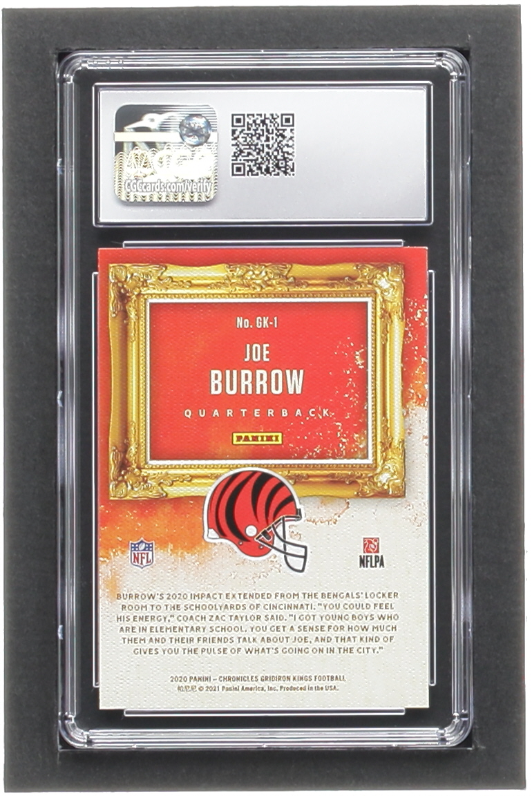 Joe Burrow 2020 Gridiron Kings #1 RC (CGC 9) at PristineAuction.com Joe Burrow 2020 Gridiron Kings #1 RC (CGC 9) at PristineAuction.com
