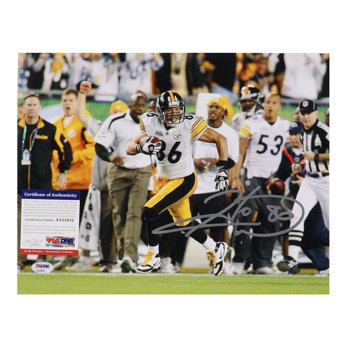 Hines Ward Signed Steelers 11x14 Photo (PSA) at PristineAuction.com Hines Ward Signed Steelers 11x14 Photo (PSA) at PristineAuction.com