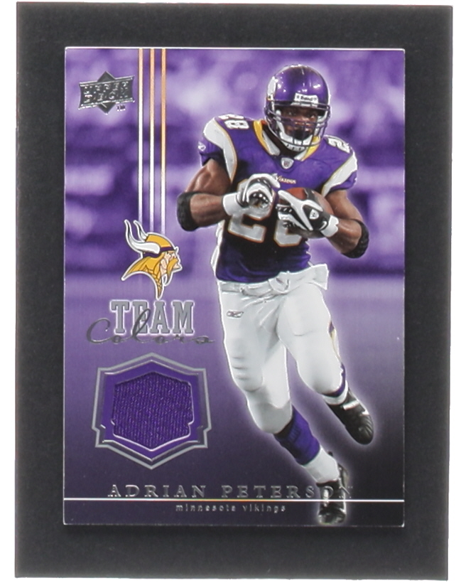 Adrian Peterson 2008 Upper Deck Team Colors Jerseys #TCAP at PristineAuction.com Adrian Peterson 2008 Upper Deck Team Colors Jerseys #TCAP at PristineAuction.com