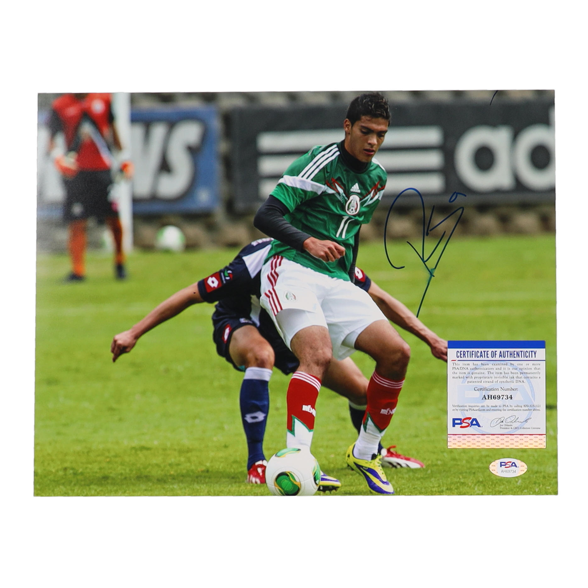 Raul Jimenez Signed Team Mexico 11x14 Photo (PSA) at PristineAuction.com Raul Jimenez Signed Team Mexico 11x14 Photo (PSA) at PristineAuction.com