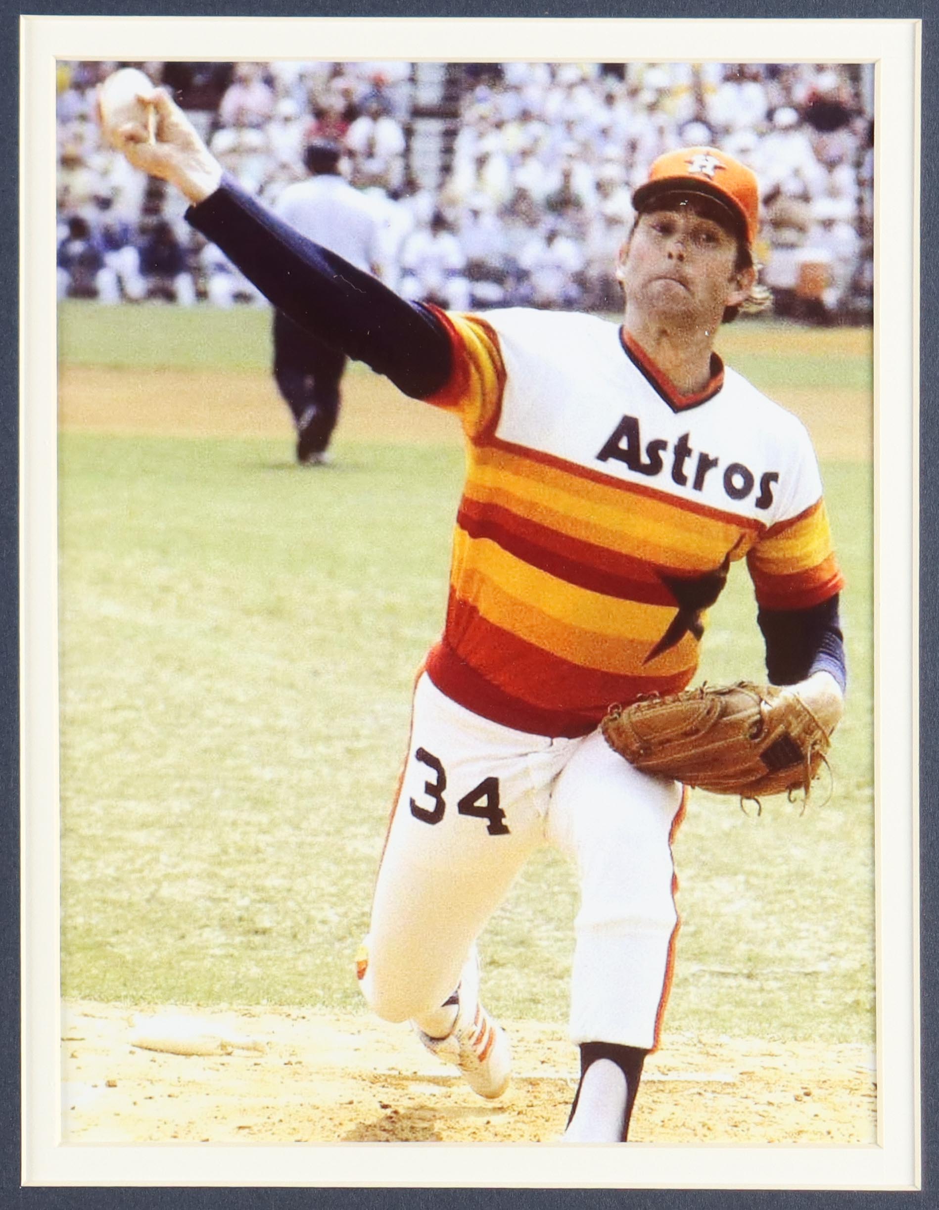 Nolan Ryan Signed Custom Framed Jersey Display With 1999 Hall Of Fame Induction Pin & (2) Metal Logo Embelms Inscribed "324 Wins", "5,714 X's" & "7 No-Hitters" (PSA) at PristineAuction.com Nolan Ryan Signed Custom Framed Jersey Display With 1999 Hall Of Fame Induction Pin & (2) Metal Logo Embelms Inscribed "324 Wins", "5,714 X's" & "7 No-Hitters" (PSA) at PristineAuction.com