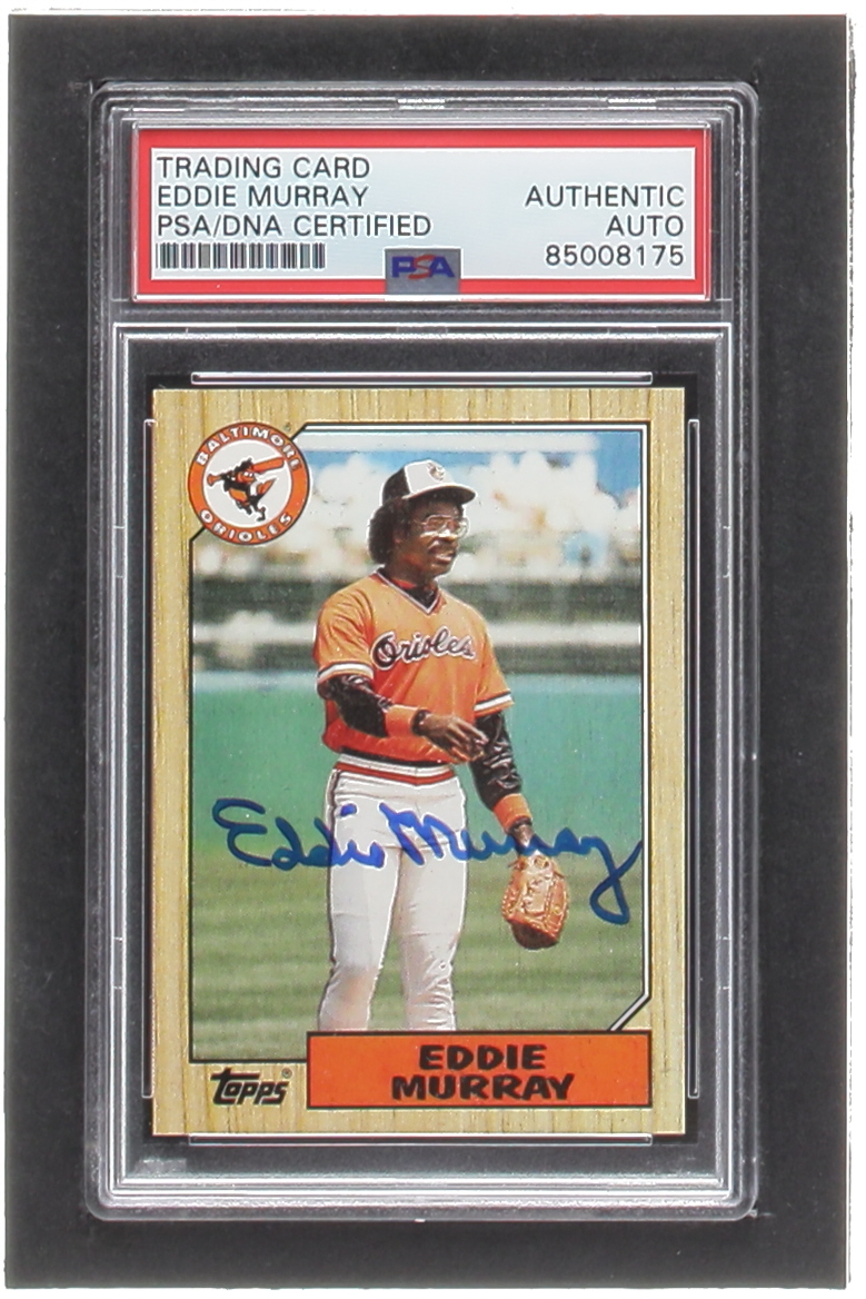 Eddie Murray Signed 1987 Topps #120 (PSA) at PristineAuction.com Eddie Murray Signed 1987 Topps #120 (PSA) at PristineAuction.com