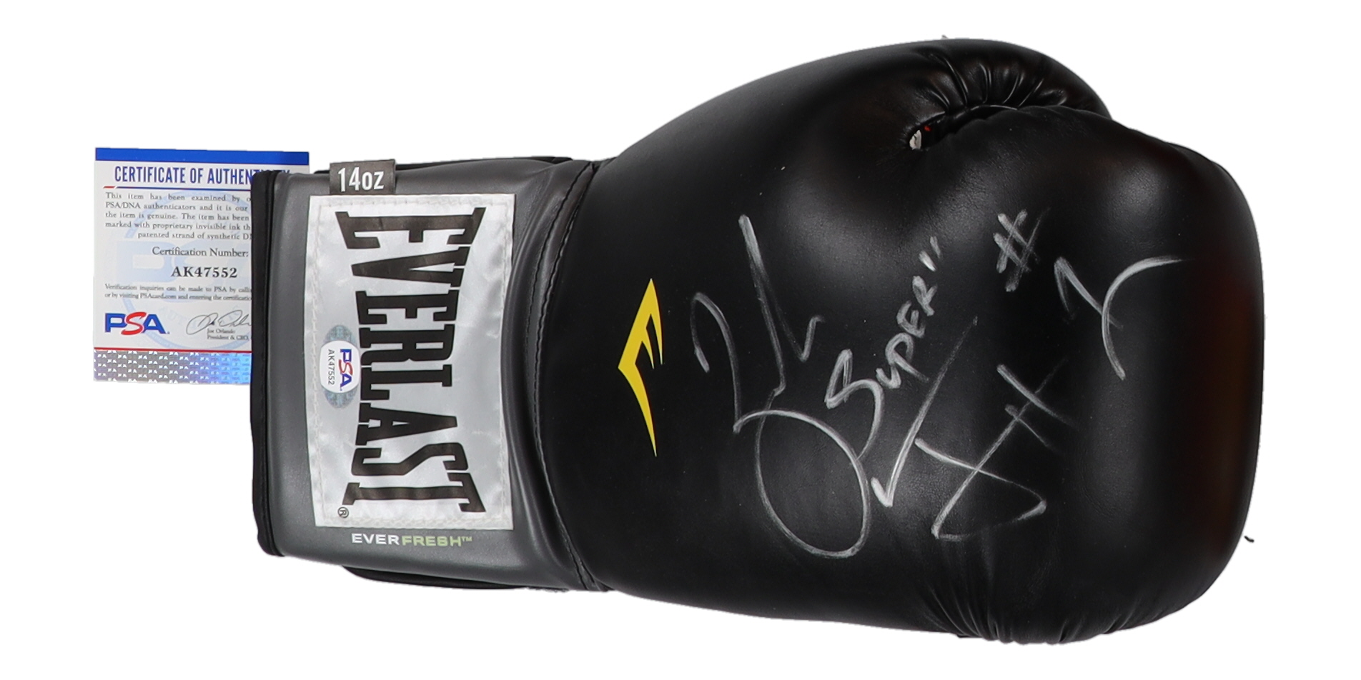 Zab "Super" Judah Signed Everlast Boxing Glove Inscribed "#1" (PSA) at PristineAuction.com Zab "Super" Judah Signed Everlast Boxing Glove Inscribed "#1" (PSA) at PristineAuction.com