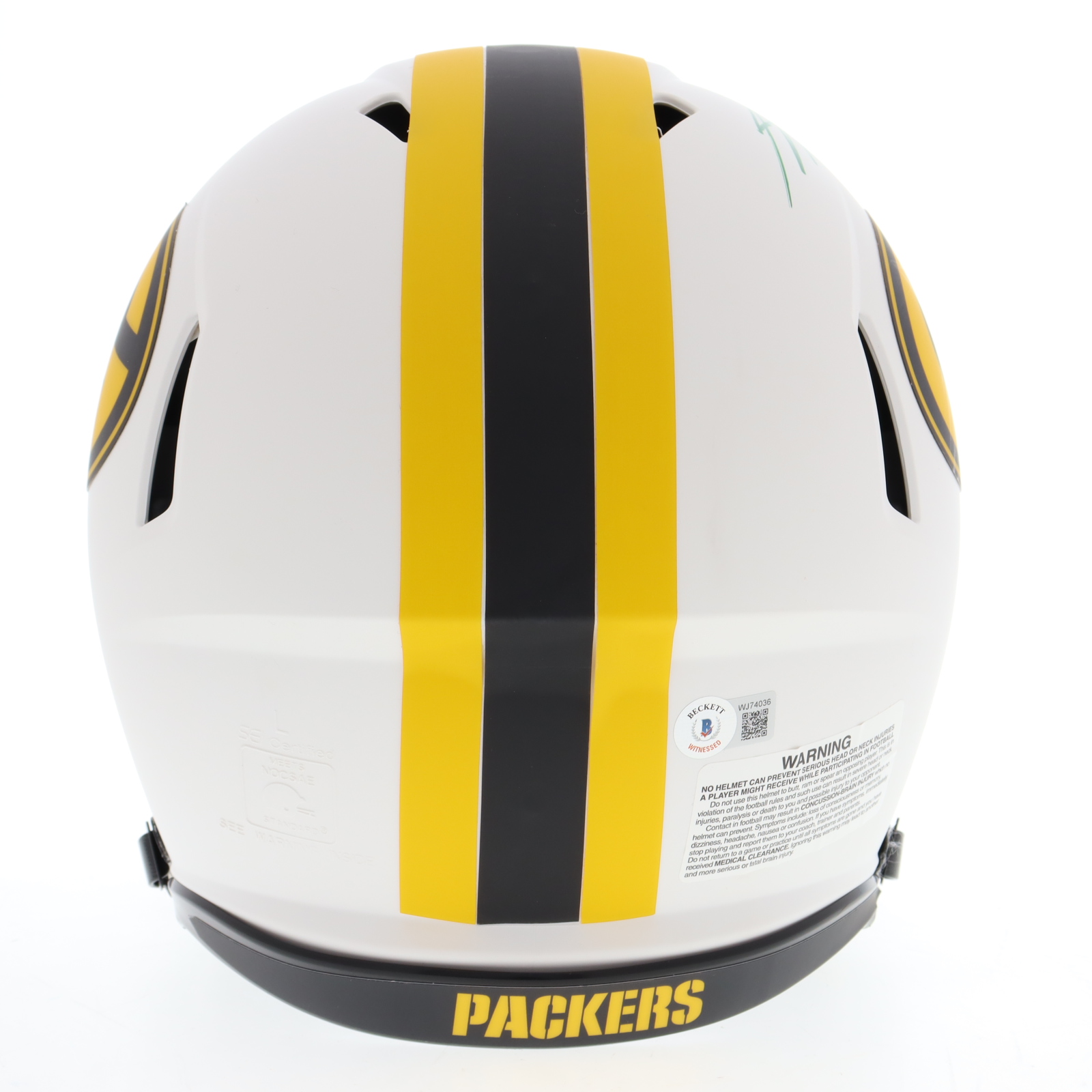 Jordy Nelson Signed Packers Full-Size Authentic Lunar Eclipse Alternate Speed Helmet (Beckett) at PristineAuction.com Jordy Nelson Signed Packers Full-Size Authentic Lunar Eclipse Alternate Speed Helmet (Beckett) at PristineAuction.com