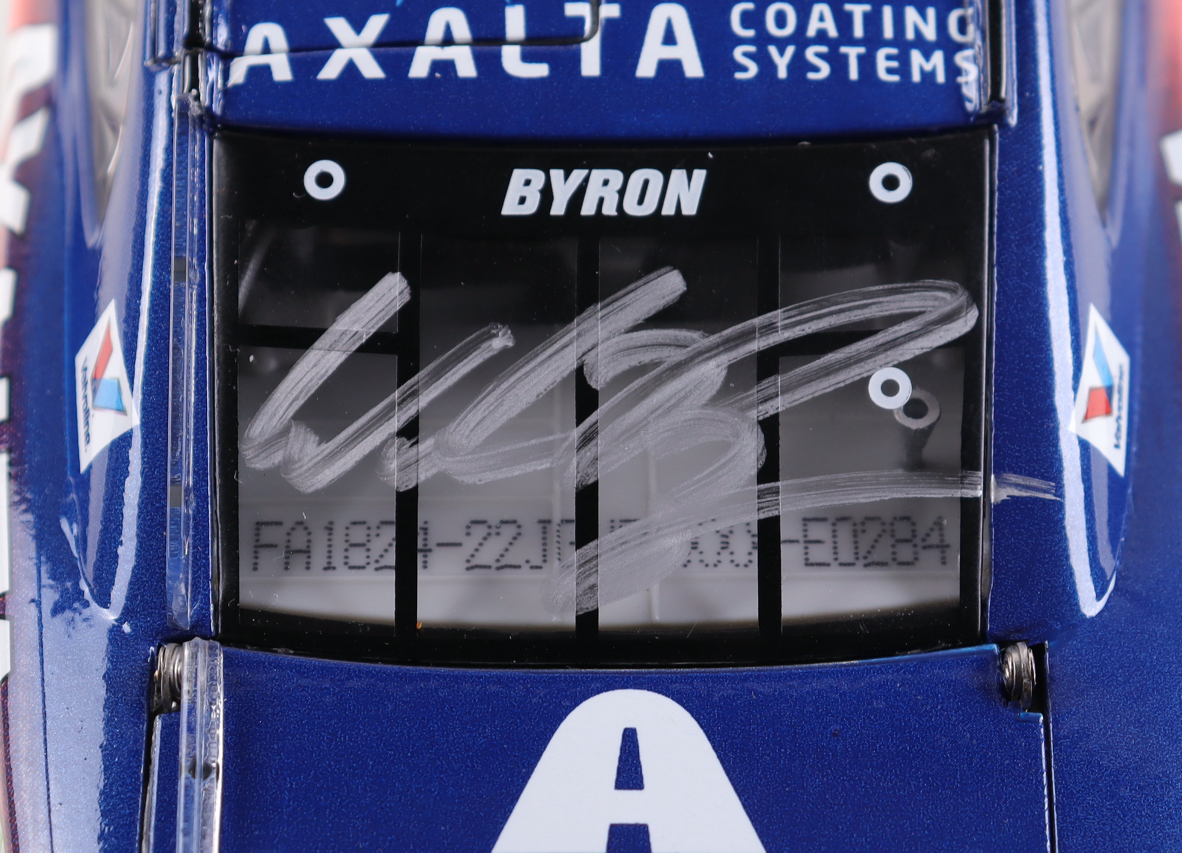 Jeff Gordon & William Byron Signed LE #24 Axalta #24EVER 2018 Camaro 1:24 Elite Diescast (Gordon) at PristineAuction.com Jeff Gordon & William Byron Signed LE #24 Axalta #24EVER 2018 Camaro 1:24 Elite Diescast (Gordon) at PristineAuction.com