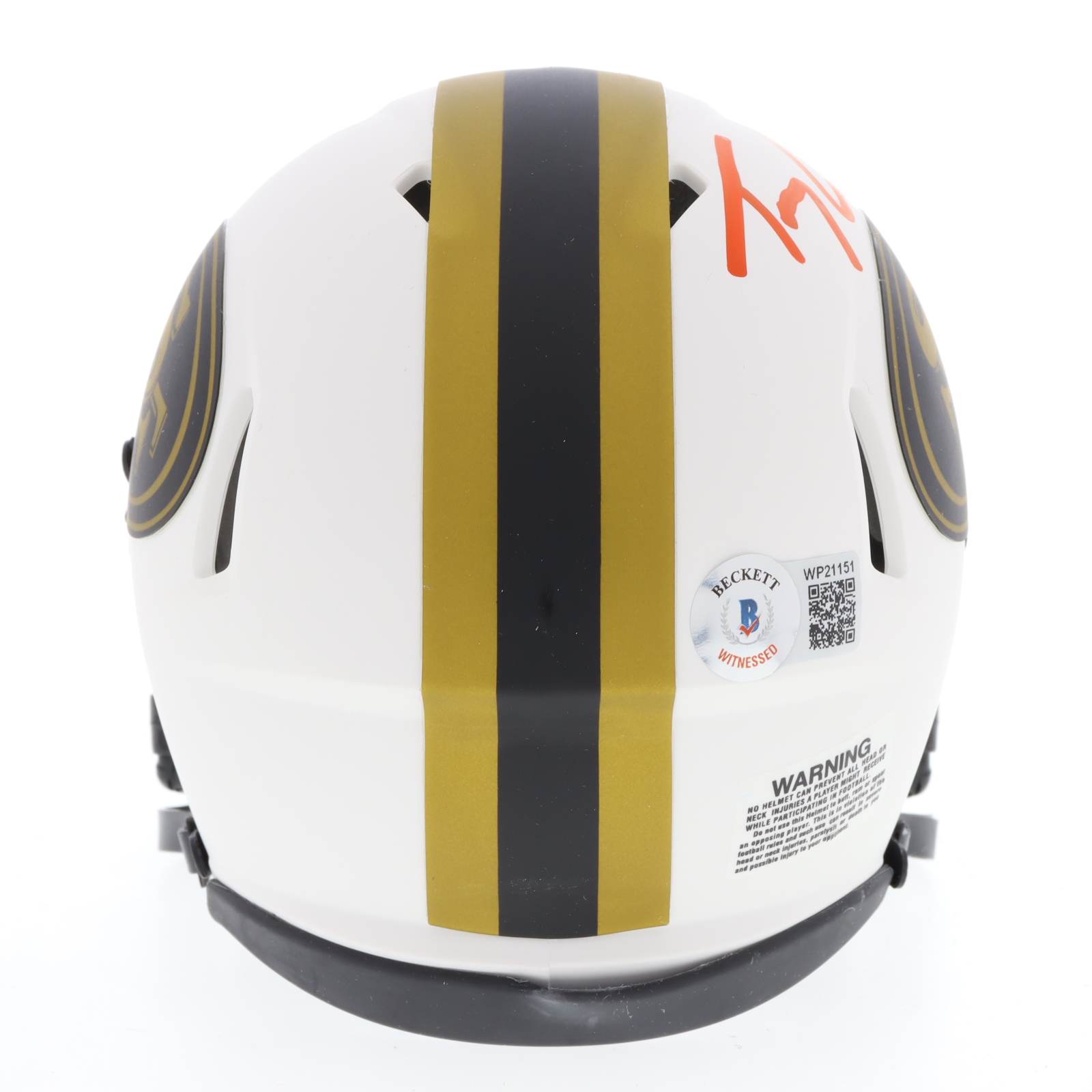 Trey Lance Signed 49ers Lunar Eclipse Alternate Speed Mini Helmet (Beckett) at PristineAuction.com Trey Lance Signed 49ers Lunar Eclipse Alternate Speed Mini Helmet (Beckett) at PristineAuction.com