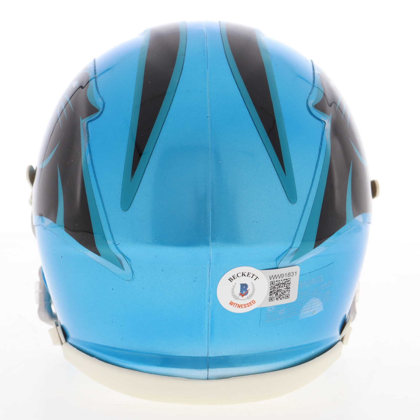 Christian McCaffrey Signed Panthers Flash Alternate Speed Mini Helmet (Beckett) at PristineAuction.com Christian McCaffrey Signed Panthers Flash Alternate Speed Mini Helmet (Beckett) at PristineAuction.com