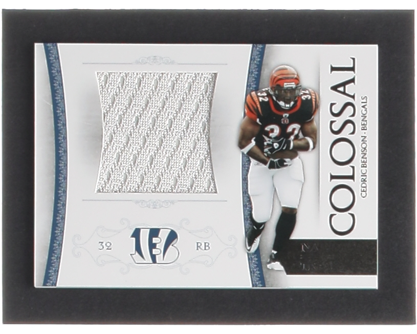 Cedric Benson 2010 Playoff National Treasures Colossal Materials #15 #48/50 at PristineAuction.com Cedric Benson 2010 Playoff National Treasures Colossal Materials #15 #48/50 at PristineAuction.com