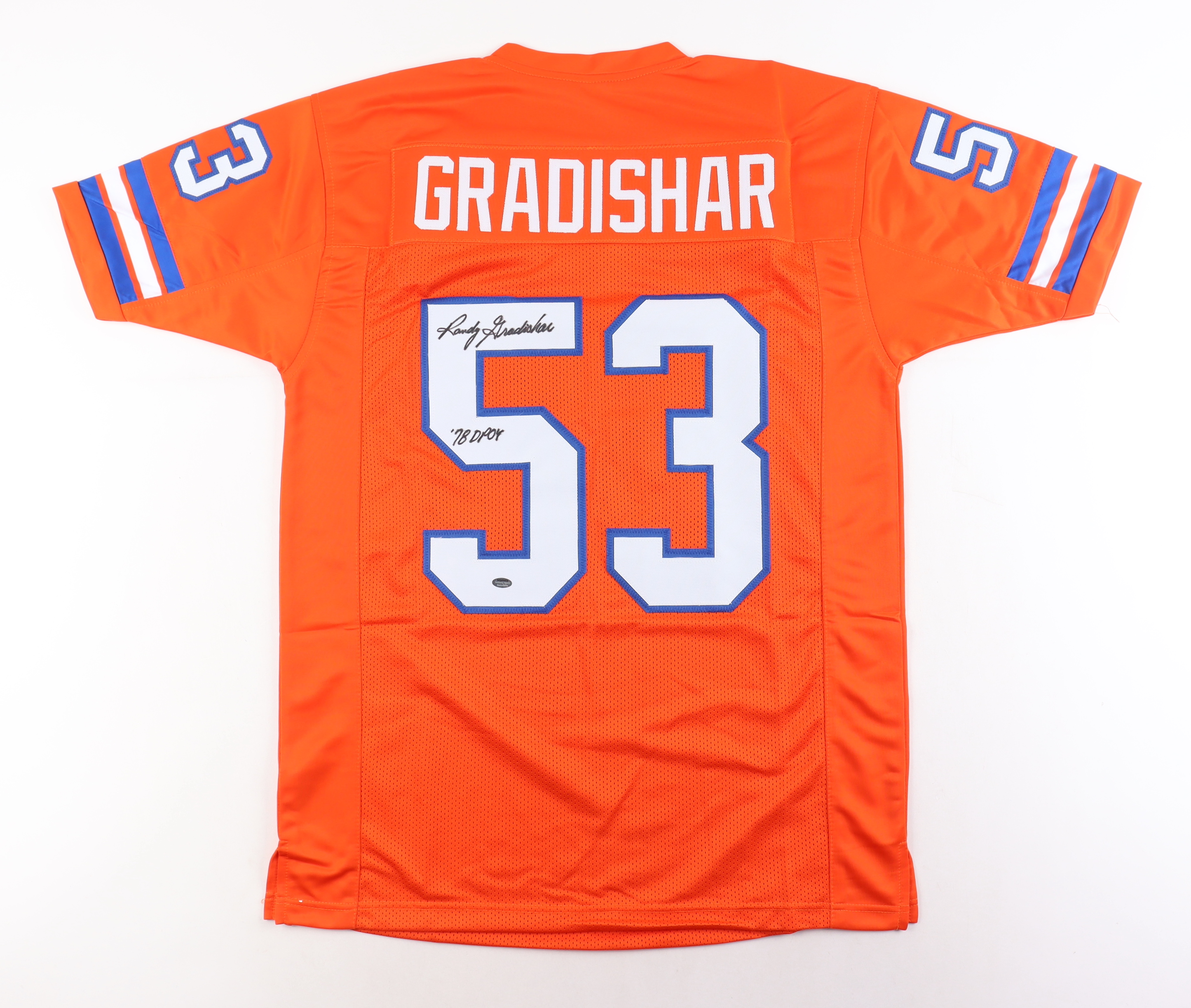 Randy Gradishar Signed Jersey Inscribed "'78 DPOY" (Schwartz) at PristineAuction.com Randy Gradishar Signed Jersey Inscribed "'78 DPOY" (Schwartz) at PristineAuction.com