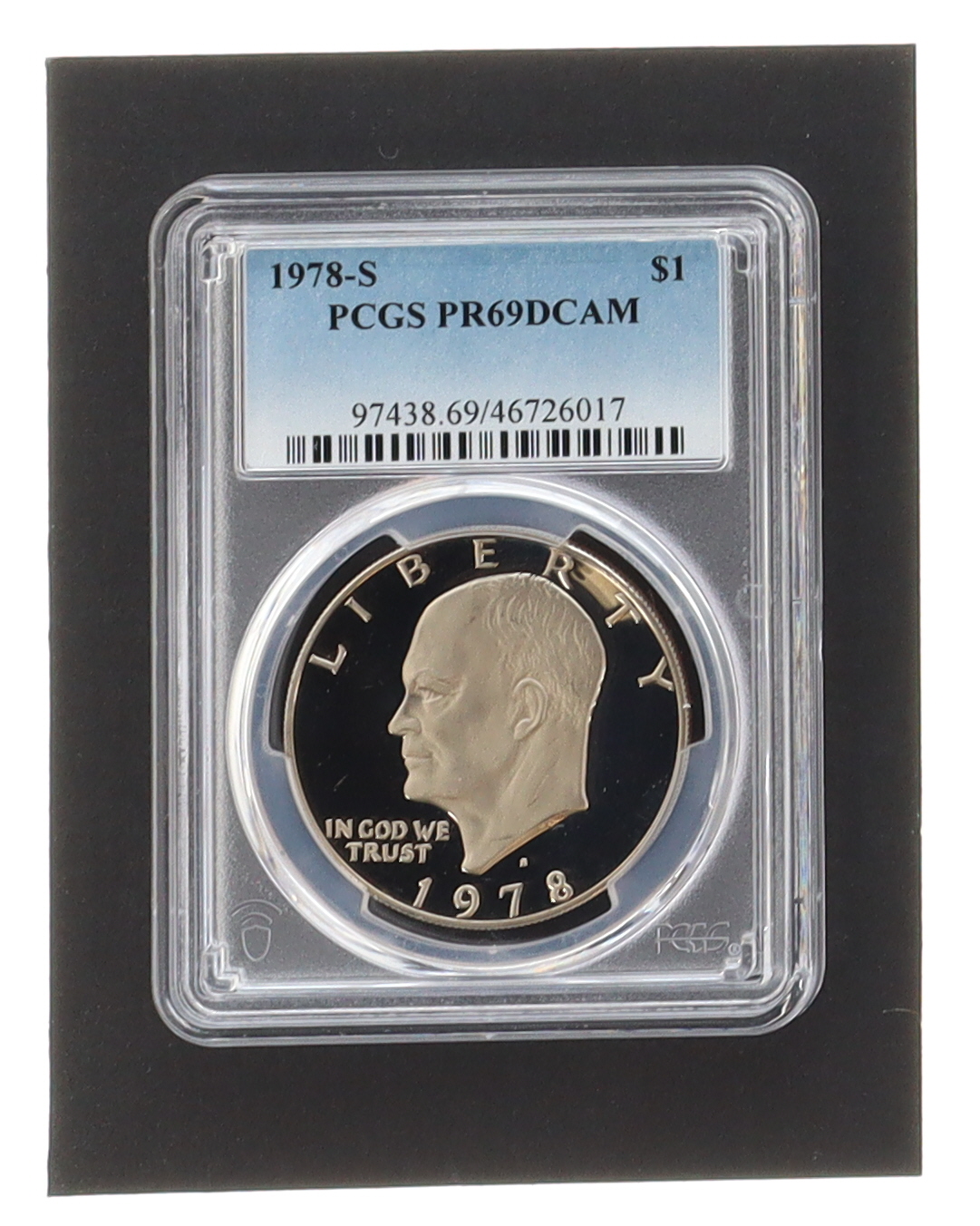 1978-S Eisenhower Silver Dollar (PCGS PR69DCAM) at PristineAuction.com 1978-S Eisenhower Silver Dollar (PCGS PR69DCAM) at PristineAuction.com