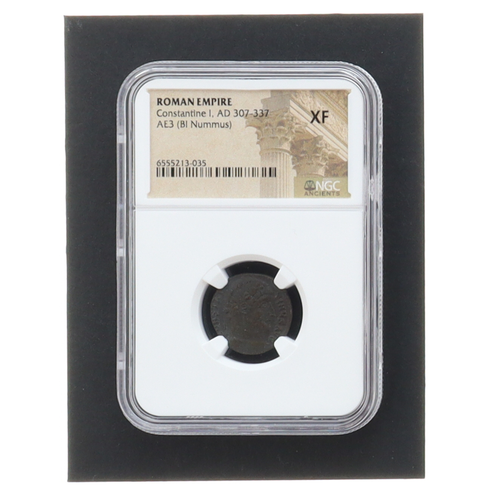 AD 307-337, Roman Empire Constantine I, AE3 (BI Nummus) (NGC XF ...