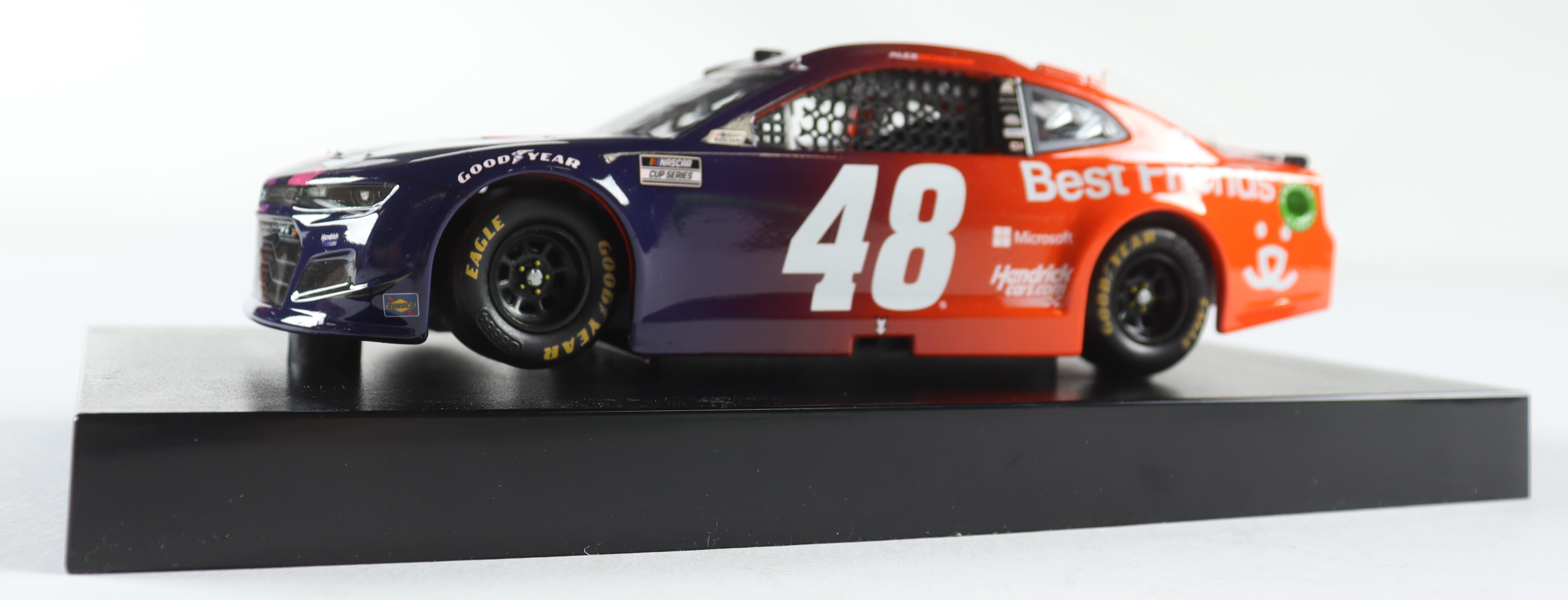 Alex Bowman Signed 2021 NASCAR #48 Ally Best Friends Camaro ZL 1 - 1:24 Premium Action Diecast Car (PA) at PristineAuction.com Alex Bowman Signed 2021 NASCAR #48 Ally Best Friends Camaro ZL 1 - 1:24 Premium Action Diecast Car (PA) at PristineAuction.com