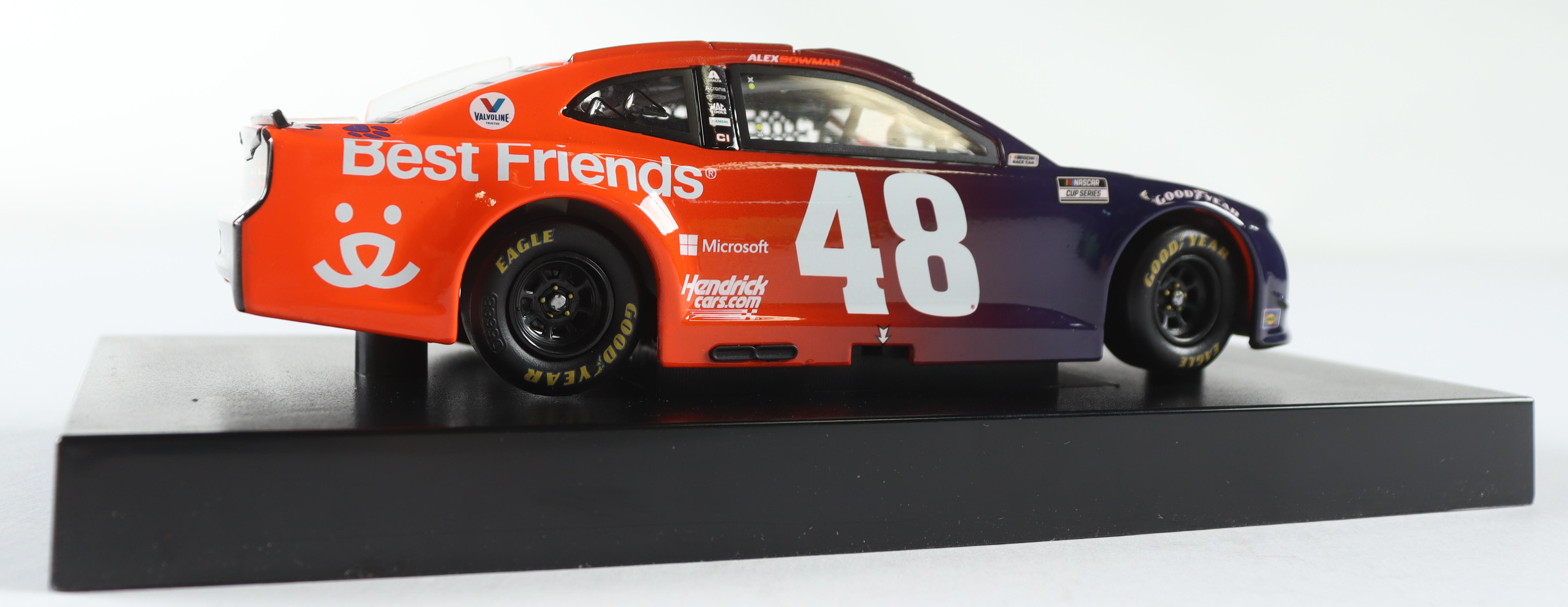 Alex Bowman Signed 2021 NASCAR #48 Ally Best Friends Camaro ZL 1 - 1:24 Premium Action Diecast Car (PA) at PristineAuction.com Alex Bowman Signed 2021 NASCAR #48 Ally Best Friends Camaro ZL 1 - 1:24 Premium Action Diecast Car (PA) at PristineAuction.com