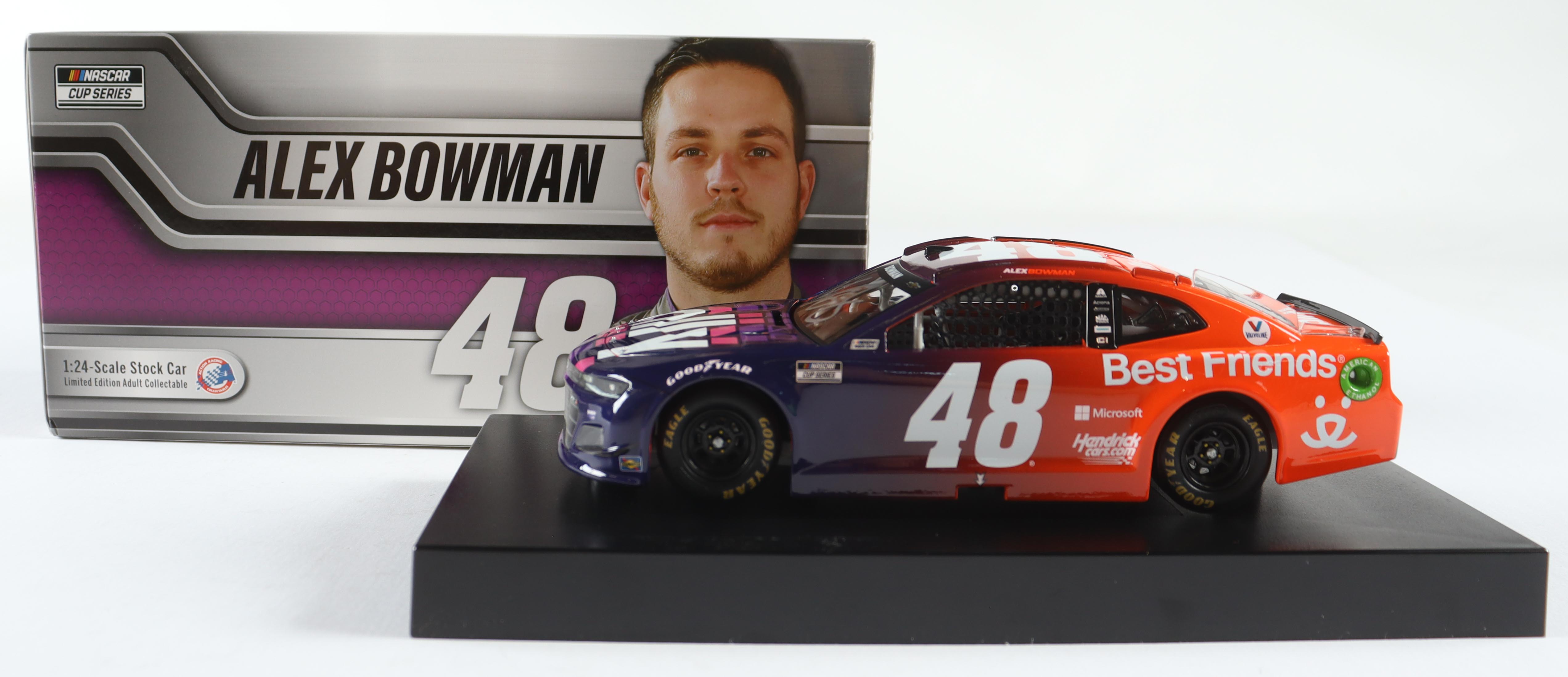Alex Bowman Signed 2021 NASCAR #48 Ally Best Friends Camaro ZL 1 - 1:24 Premium Action Diecast Car (PA) at PristineAuction.com Alex Bowman Signed 2021 NASCAR #48 Ally Best Friends Camaro ZL 1 - 1:24 Premium Action Diecast Car (PA) at PristineAuction.com