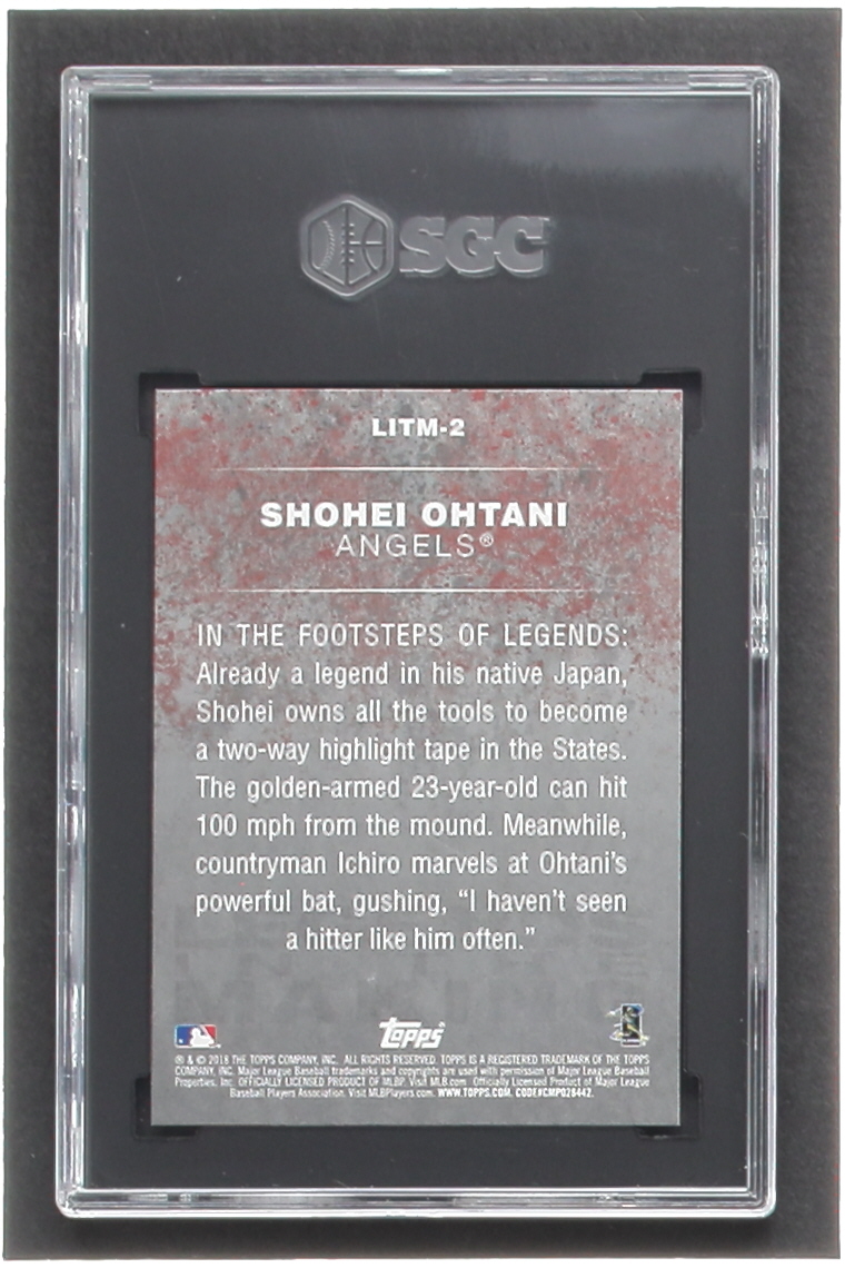 Carte à Collectionner 2018 Topps Shohei Ohtani #LITM-21 - Rookie Card (RC) - État Très Bon Non Classé