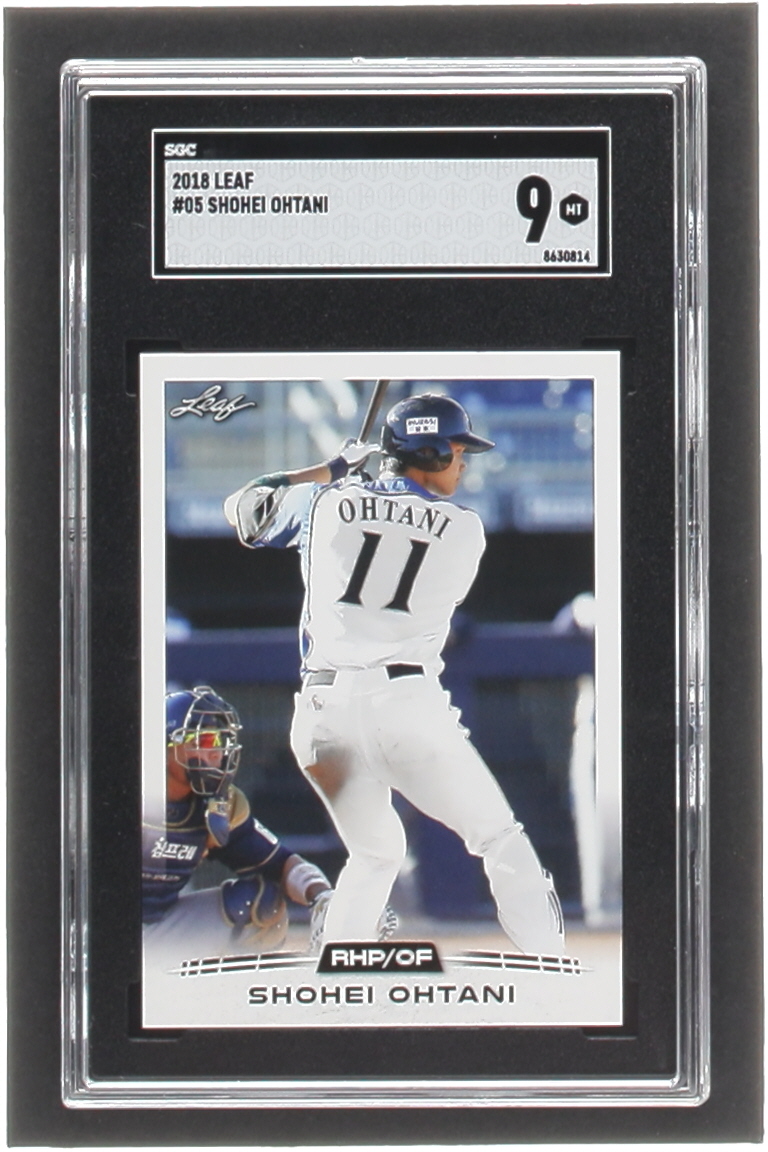 Shohei Ohtani 2018 Leaf Ohtani Retail #05 RC (SGC 9) at PristineAuction.com Shohei Ohtani 2018 Leaf Ohtani Retail #05 RC (SGC 9) at PristineAuction.com