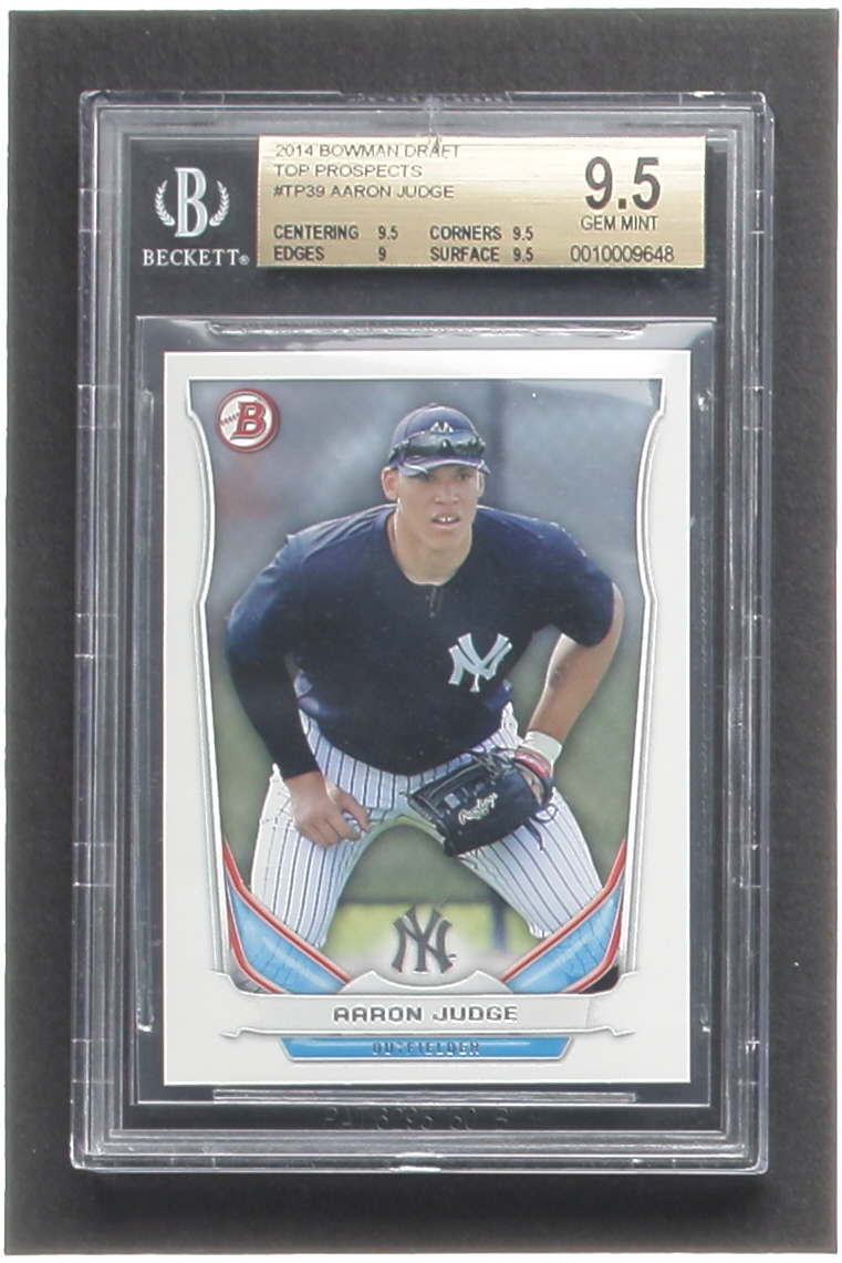 Aaron Judge 2014 Bowman Draft Top Prospects #TP39 RC (BGS 9.5) at PristineAuction.com Aaron Judge 2014 Bowman Draft Top Prospects #TP39 RC (BGS 9.5) at PristineAuction.com