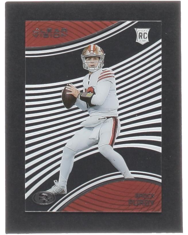 Brock Purdy 2022 Panini Chronicles Clear Vision Rookies #8 RC at PristineAuction.com Brock Purdy 2022 Panini Chronicles Clear Vision Rookies #8 RC at PristineAuction.com