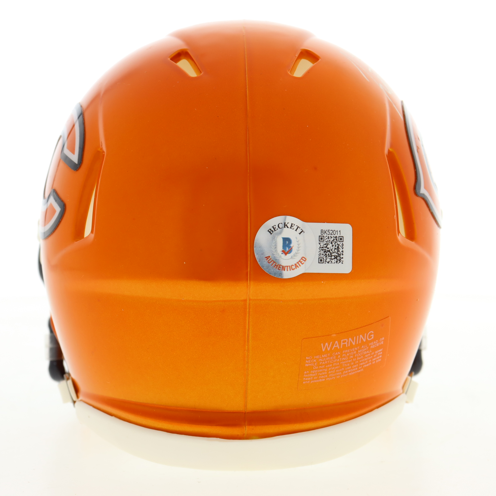 Justin Fields Signed Bears Flash Alternate Speed Mini Helmet (Beckett) at PristineAuction.com Justin Fields Signed Bears Flash Alternate Speed Mini Helmet (Beckett) at PristineAuction.com