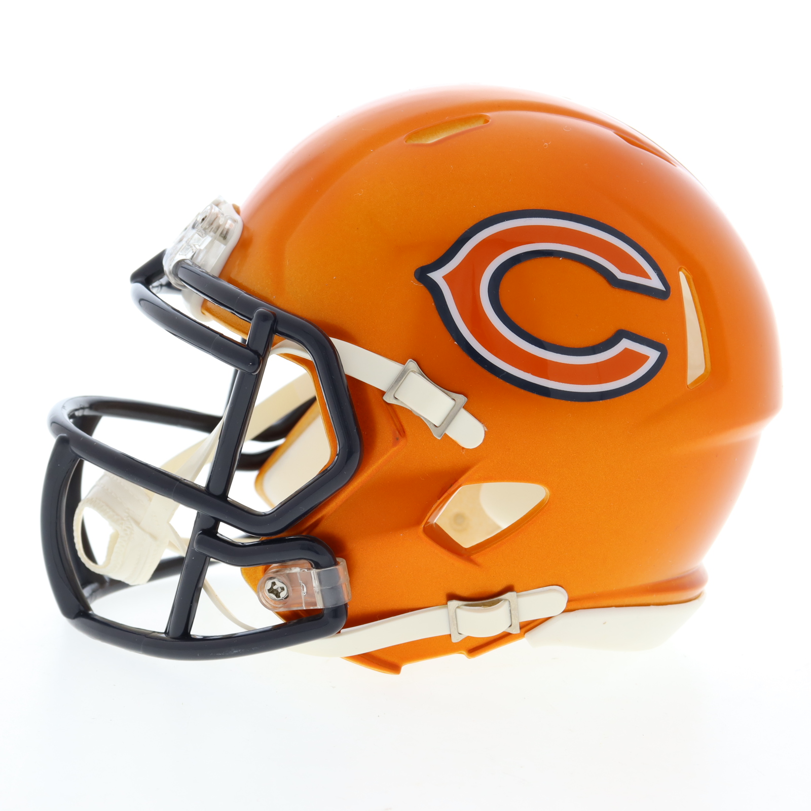 Justin Fields Signed Bears Flash Alternate Speed Mini Helmet (Beckett) at PristineAuction.com Justin Fields Signed Bears Flash Alternate Speed Mini Helmet (Beckett) at PristineAuction.com