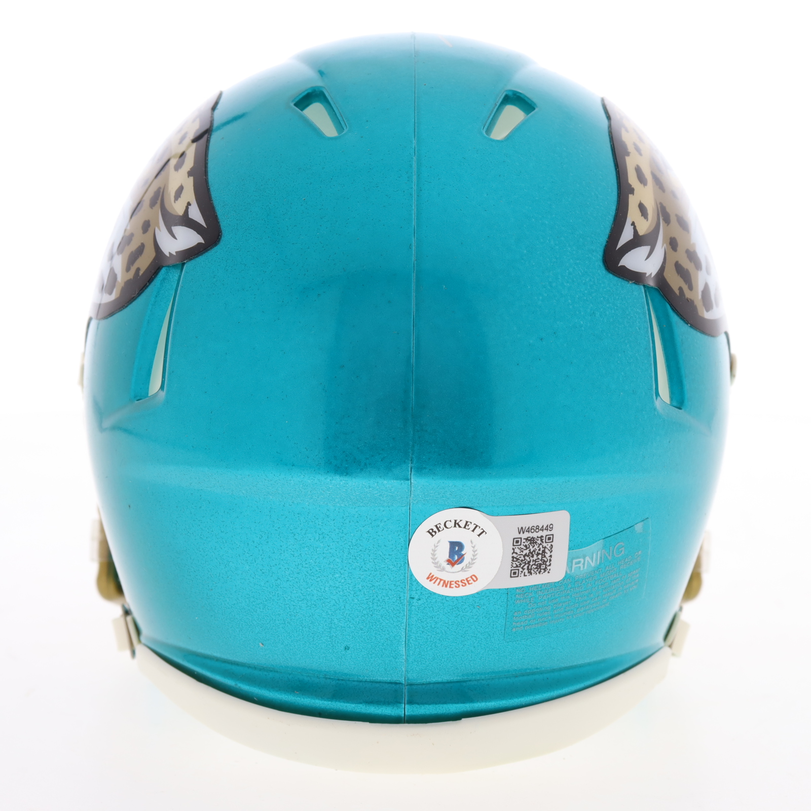 Travis Etienne Signed Jaguars Flash Alternate Speed Mini Helmet (Beckett) at PristineAuction.com Travis Etienne Signed Jaguars Flash Alternate Speed Mini Helmet (Beckett) at PristineAuction.com