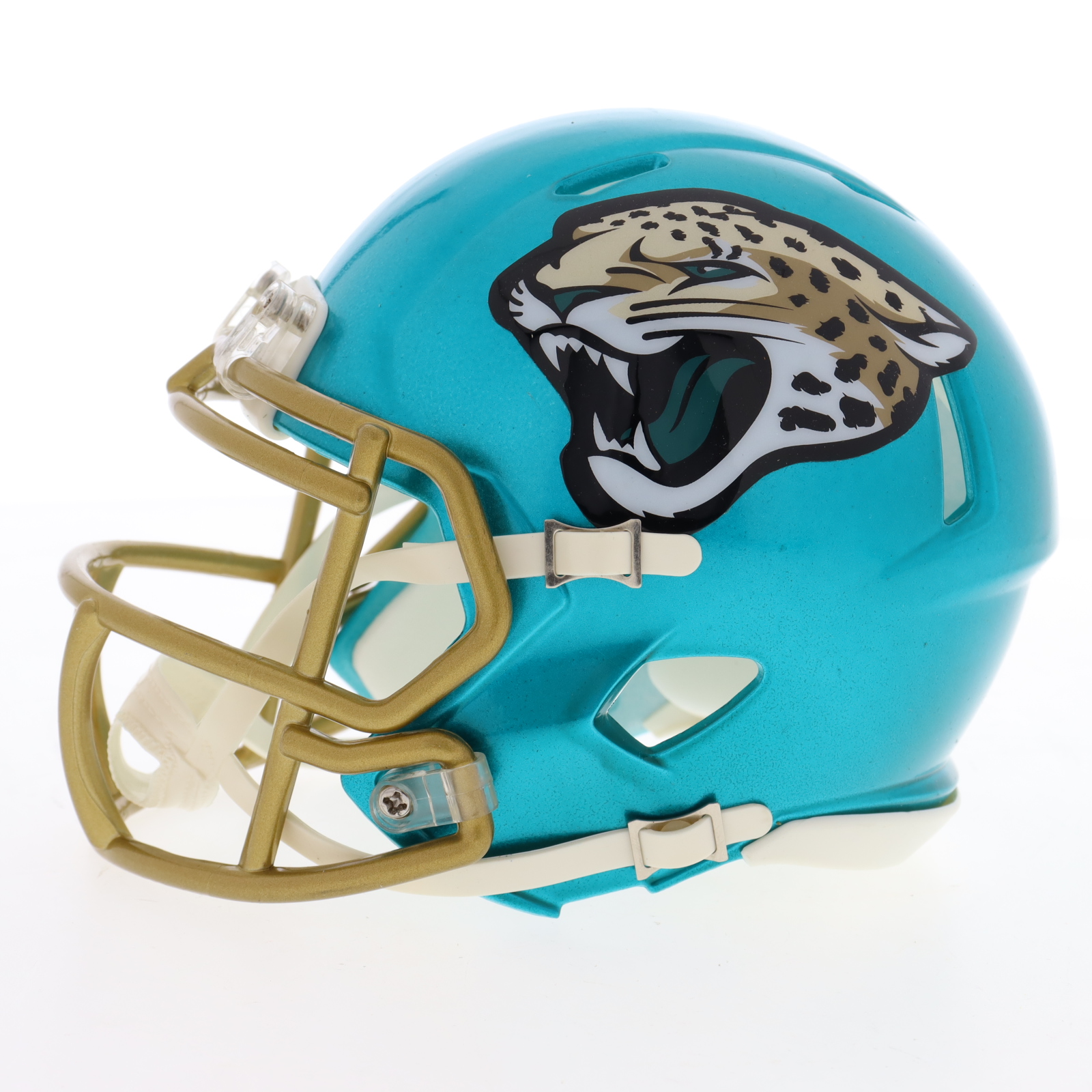 Travis Etienne Signed Jaguars Flash Alternate Speed Mini Helmet (Beckett) at PristineAuction.com Travis Etienne Signed Jaguars Flash Alternate Speed Mini Helmet (Beckett) at PristineAuction.com