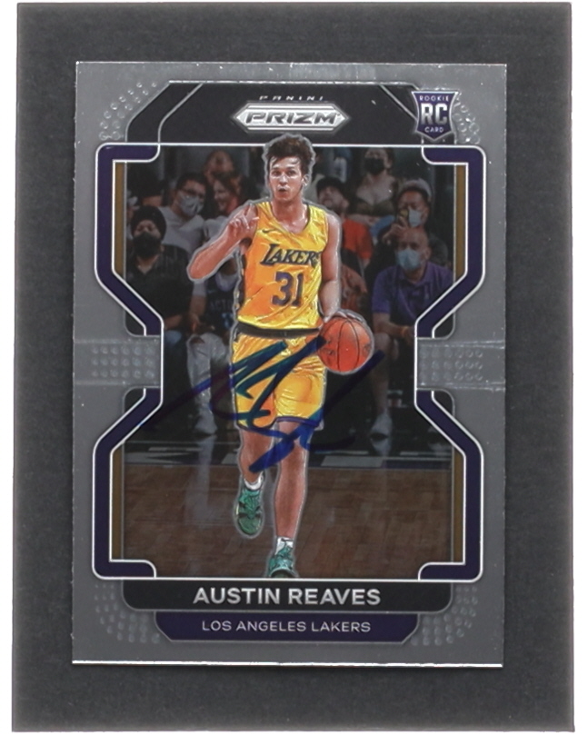 Austin Reaves Signed 2021-22 Panini Prizm #165 RC (Beckett) at PristineAuction.com Austin Reaves Signed 2021-22 Panini Prizm #165 RC (Beckett) at PristineAuction.com