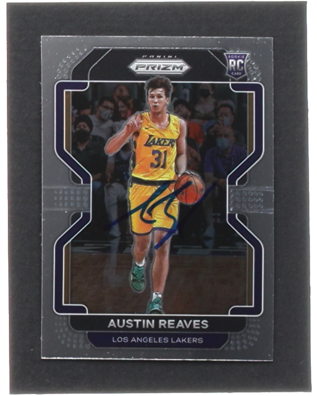 Austin Reaves Signed 2021-22 Panini Prizm #165 RC (Beckett) at PristineAuction.com Austin Reaves Signed 2021-22 Panini Prizm #165 RC (Beckett) at PristineAuction.com