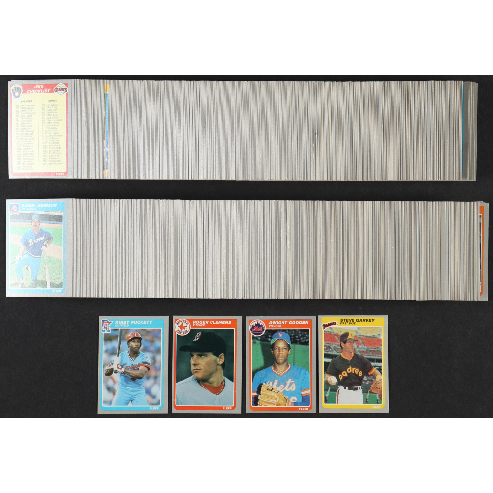 1985 Fleer Baseball Complete Set of (660) Cards with Kirby Puckett #286 ...