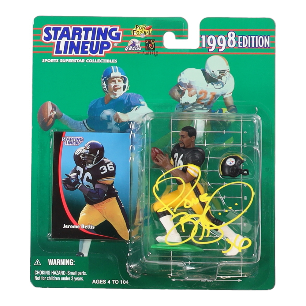 Jerome Bettis Signed Starting Lineup Action Figure with 1998 Kenner