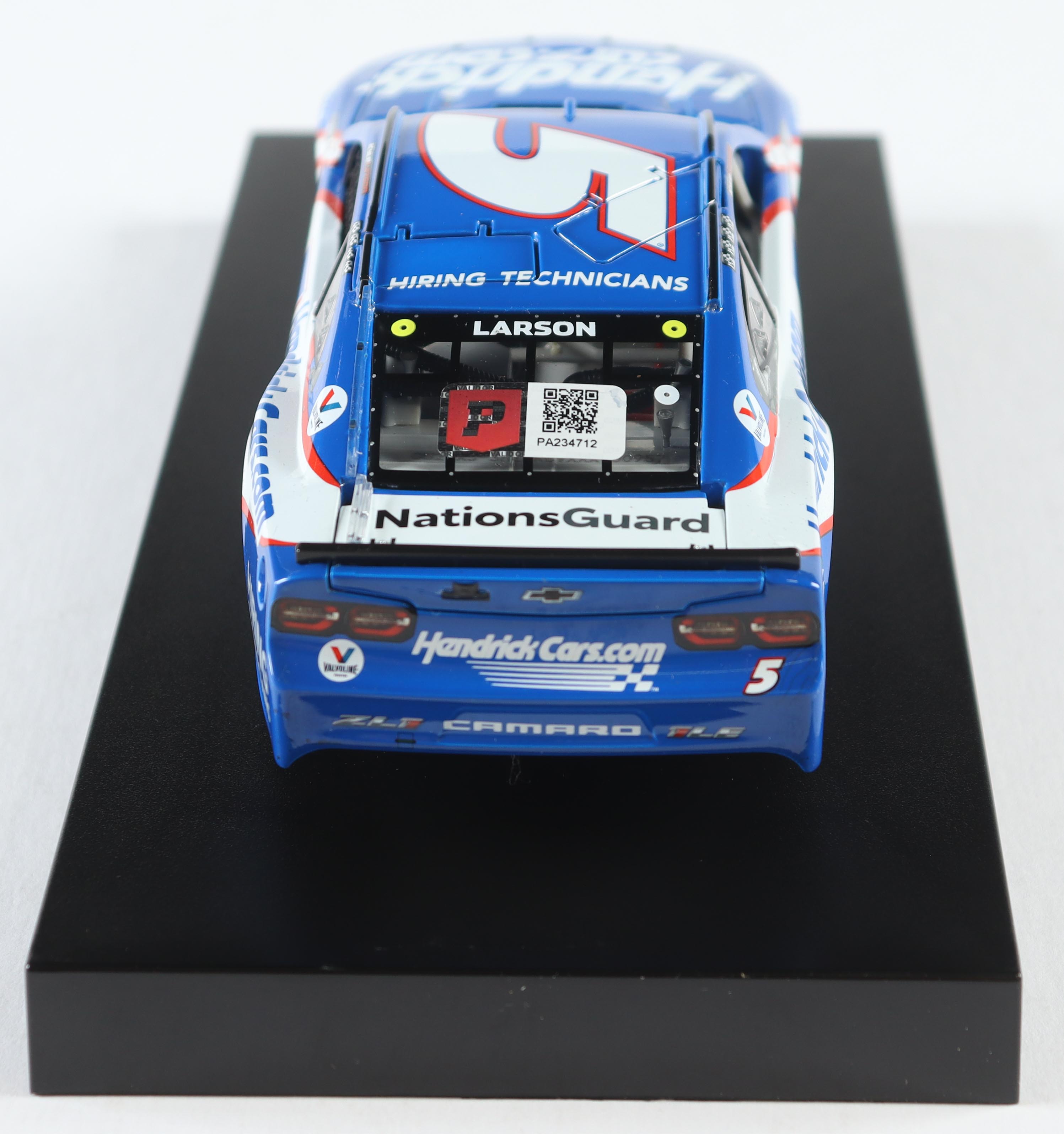 Kyle Larson Signed LE NASCAR #5 Hendrickcars.com Watkins Glen Win 2021 Camaro ZL1 - 1:24 Premium Diecast Car (PA) at PristineAuction.com Kyle Larson Signed LE NASCAR #5 Hendrickcars.com Watkins Glen Win 2021 Camaro ZL1 - 1:24 Premium Diecast Car (PA) at PristineAuction.com