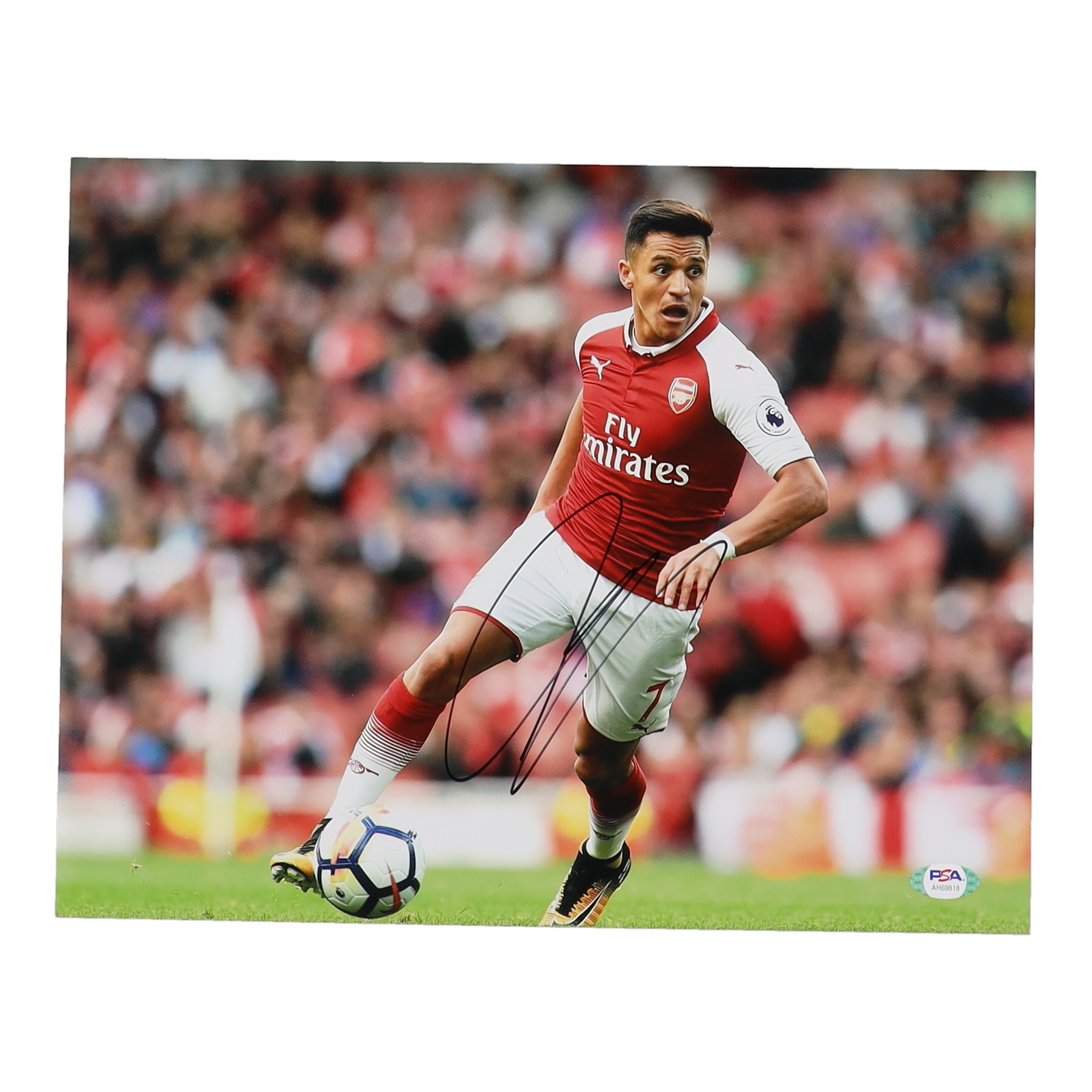 Alexis Sanchez Signed Arsenal FC 11x14 Photo (PSA) at PristineAuction.com Alexis Sanchez Signed Arsenal FC 11x14 Photo (PSA) at PristineAuction.com