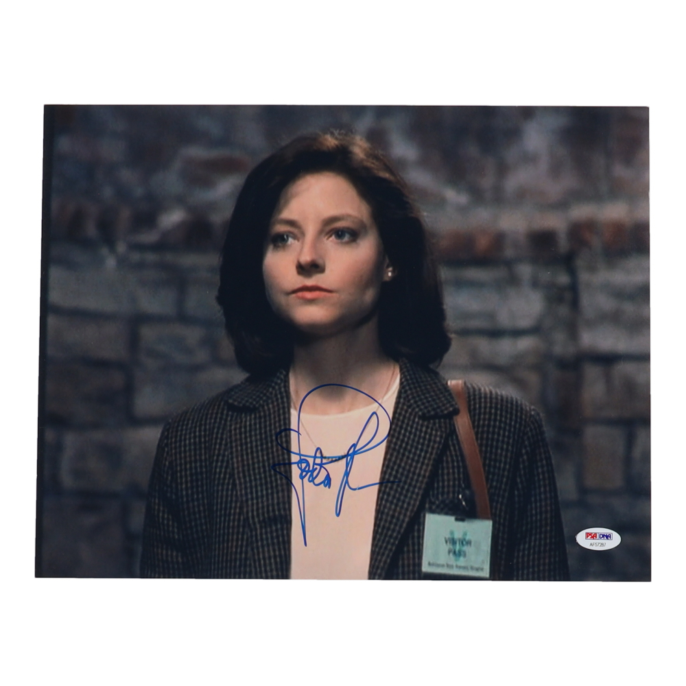 Jodie Foster Signed "The Silence Of The Lambs" 11x14 Photo (PSA ...