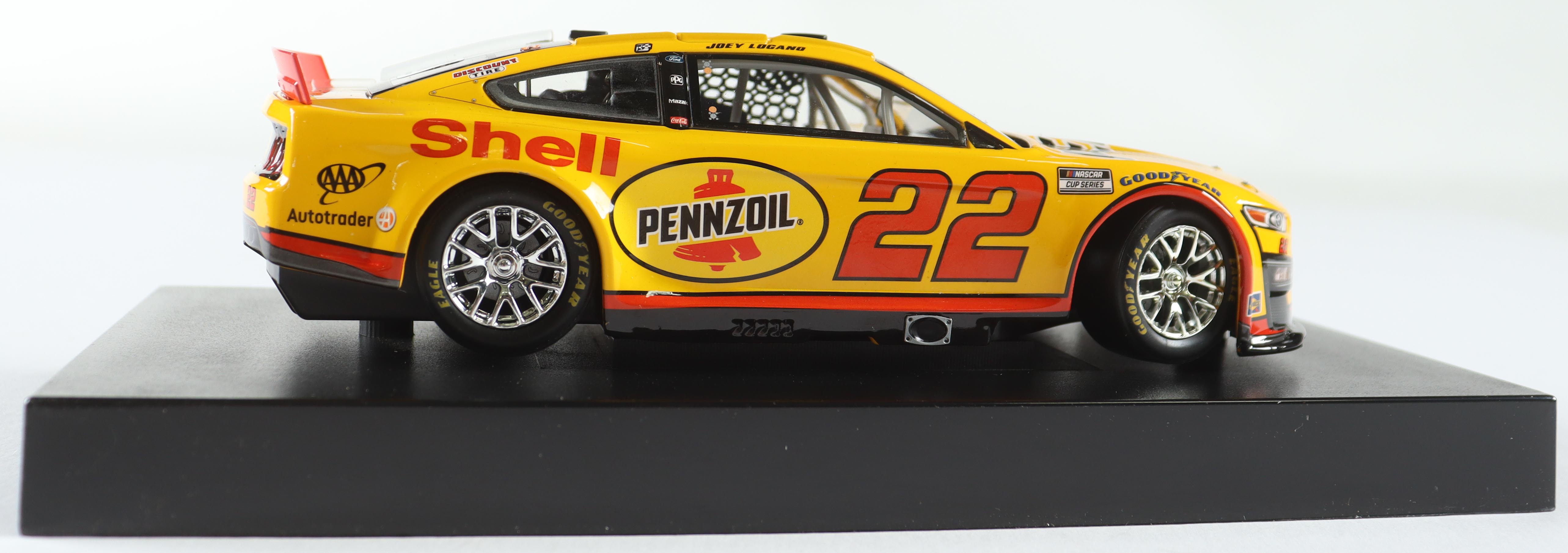 Joey Logano Signed LE NASCAR #22 Shell-Penzoil 2022 Mustang - 1:24 Diecast Car (PA) at PristineAuction.com Joey Logano Signed LE NASCAR #22 Shell-Penzoil 2022 Mustang - 1:24 Diecast Car (PA) at PristineAuction.com