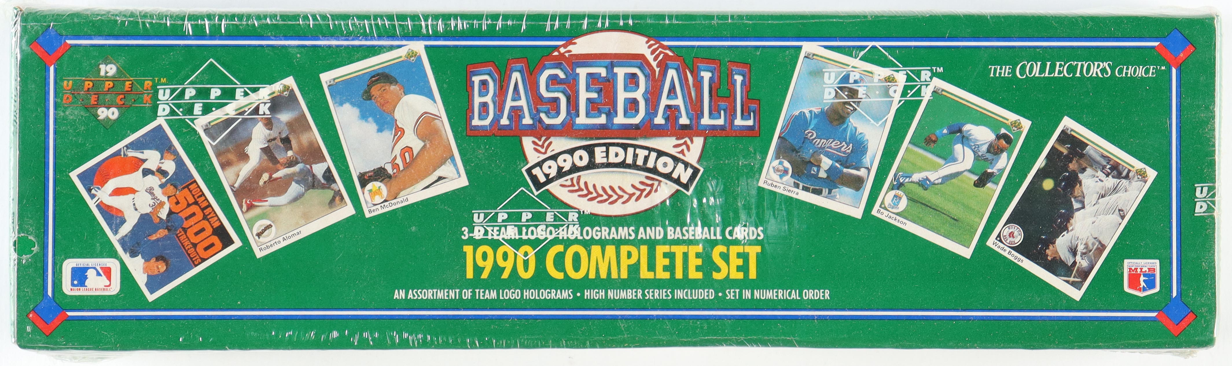 1990 Upper Deck Baseball Factory Set With (800) Cards at PristineAuction.com 1990 Upper Deck Baseball Factory Set With (800) Cards at PristineAuction.com