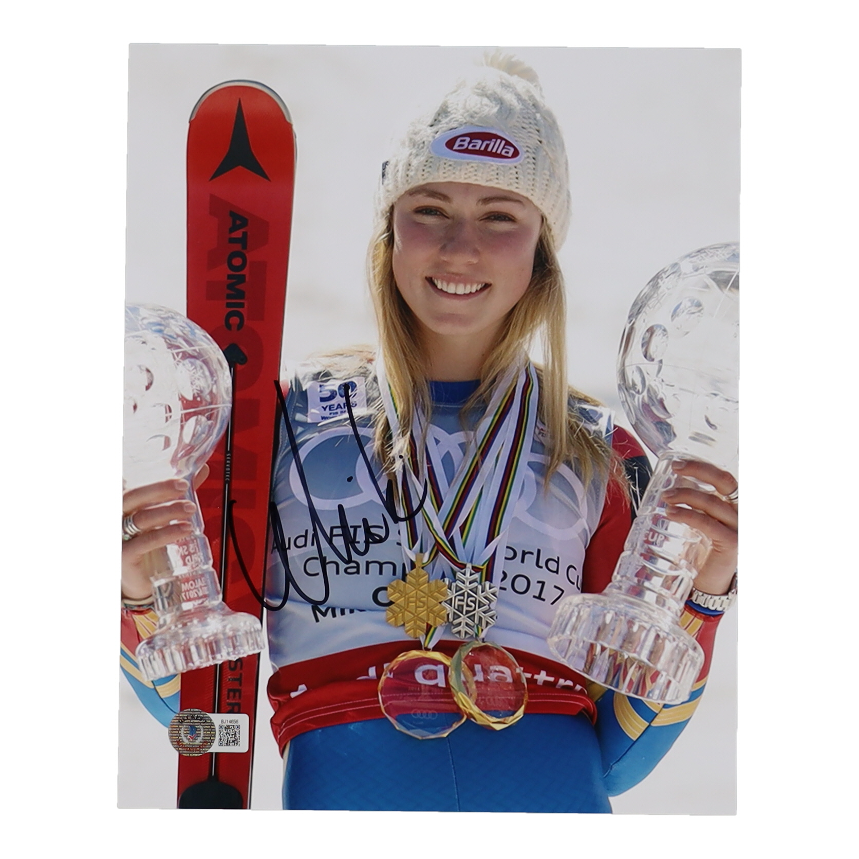 Mikaela Shiffrin Signed Team USA 8x10 Photo (Beckett) at PristineAuction.com Mikaela Shiffrin Signed Team USA 8x10 Photo (Beckett) at PristineAuction.com